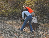 Handlers have one last chance to remind their dogs who's in charge.