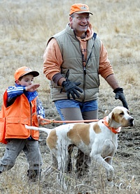 The secret hand signs of the Brotherhood Of The Pointer Handlers.